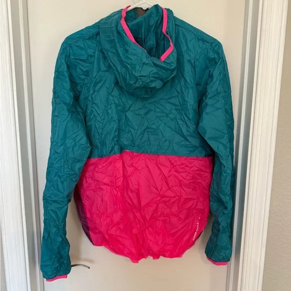 Cotopaxi Teca 1/2 zip windbreaker Women’s Small - Teal, Pink, Purple